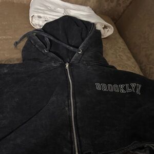 Fashion Nova Charcoal Brooklyn Hoodie